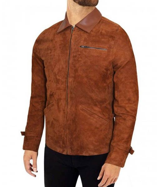 Joshua Brown Mens Suede Jacket - Image 4