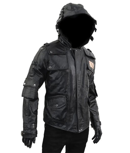 PUBG Black Leather Jacket - Image 3