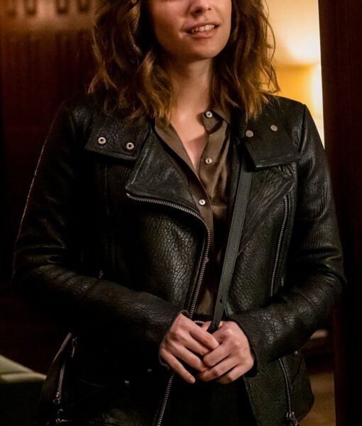 The Good Doctor Lea Dilallo Paige Spara Black Biker Jacket