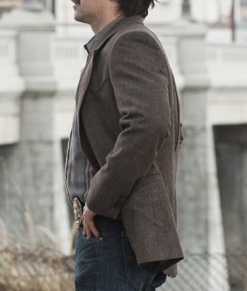 True Detective Colin Farrell Grey Blazer - Image 2