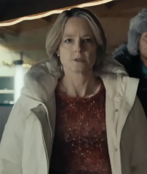 True Detective Jodie Foster White Coat - Image 2