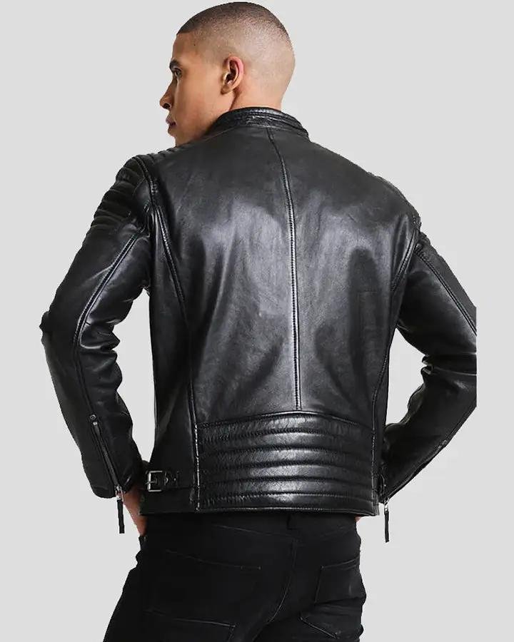 LESTER BLACK RACER LEATHER JACKET - Image 2