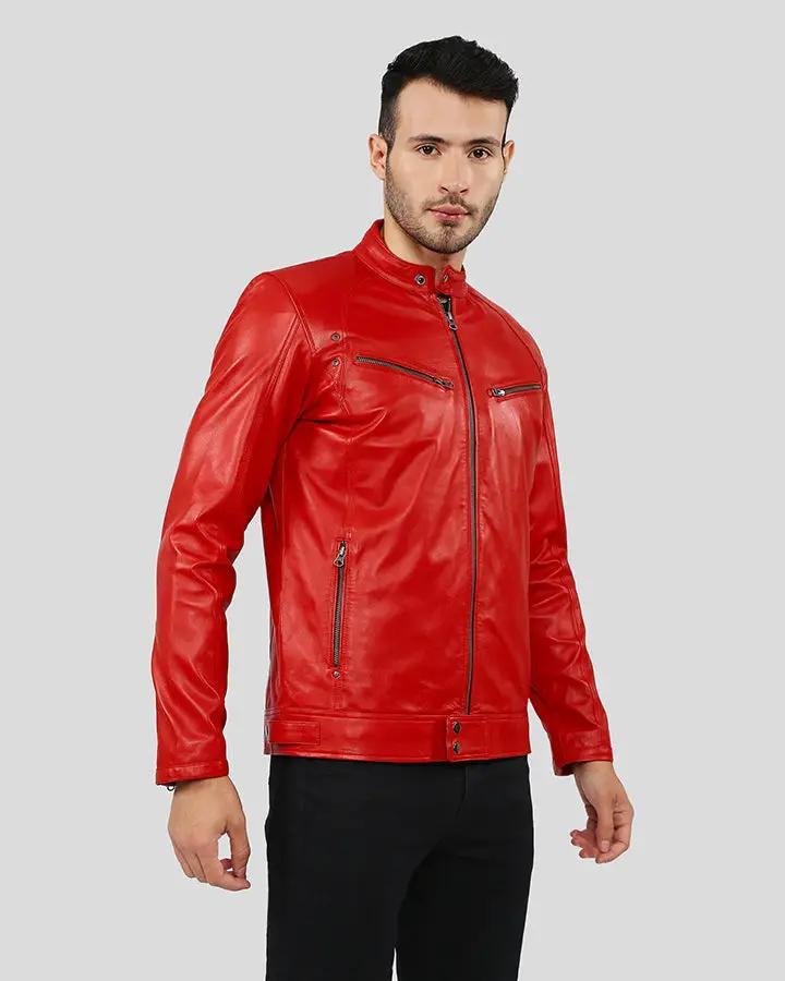 HUNTER RED RACER LEATHER JACKET