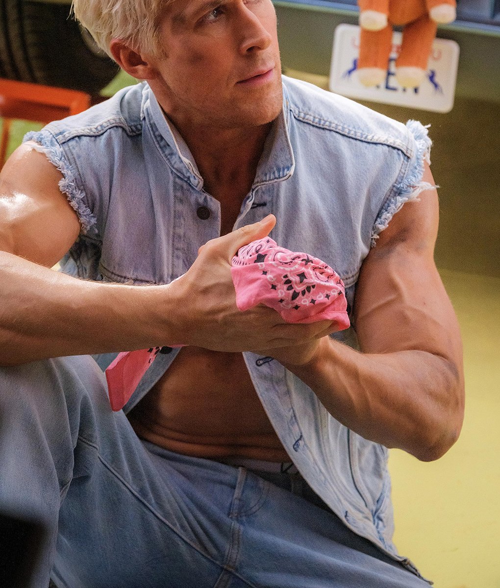 Ryan Gosling Ken Blue Denim Vest - Image 3
